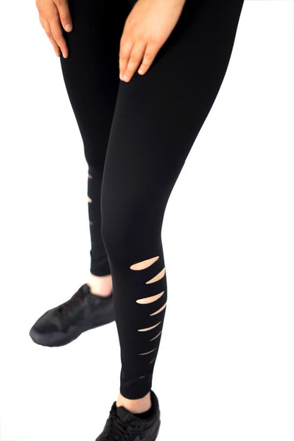 Infinity Leggings, Cut-out-Details am Unterschenkel