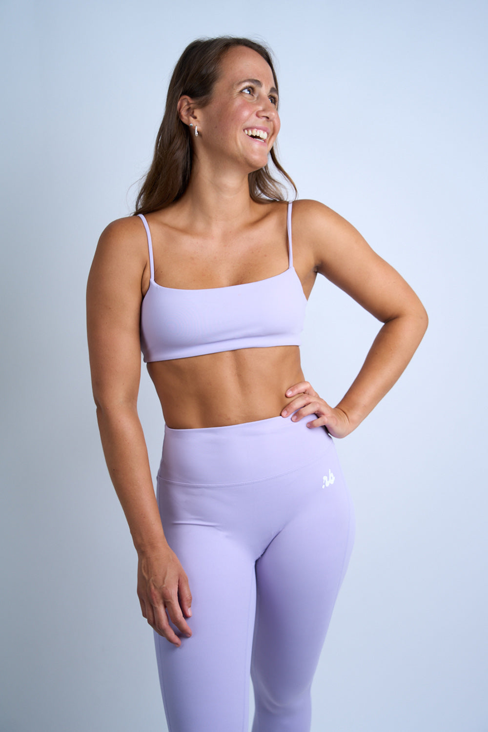 Straps Sport-BH in Light Purple — Vorderansicht