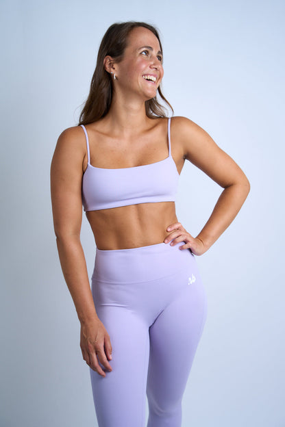 Straps Sport-BH in Light Purple — Vorderansicht
